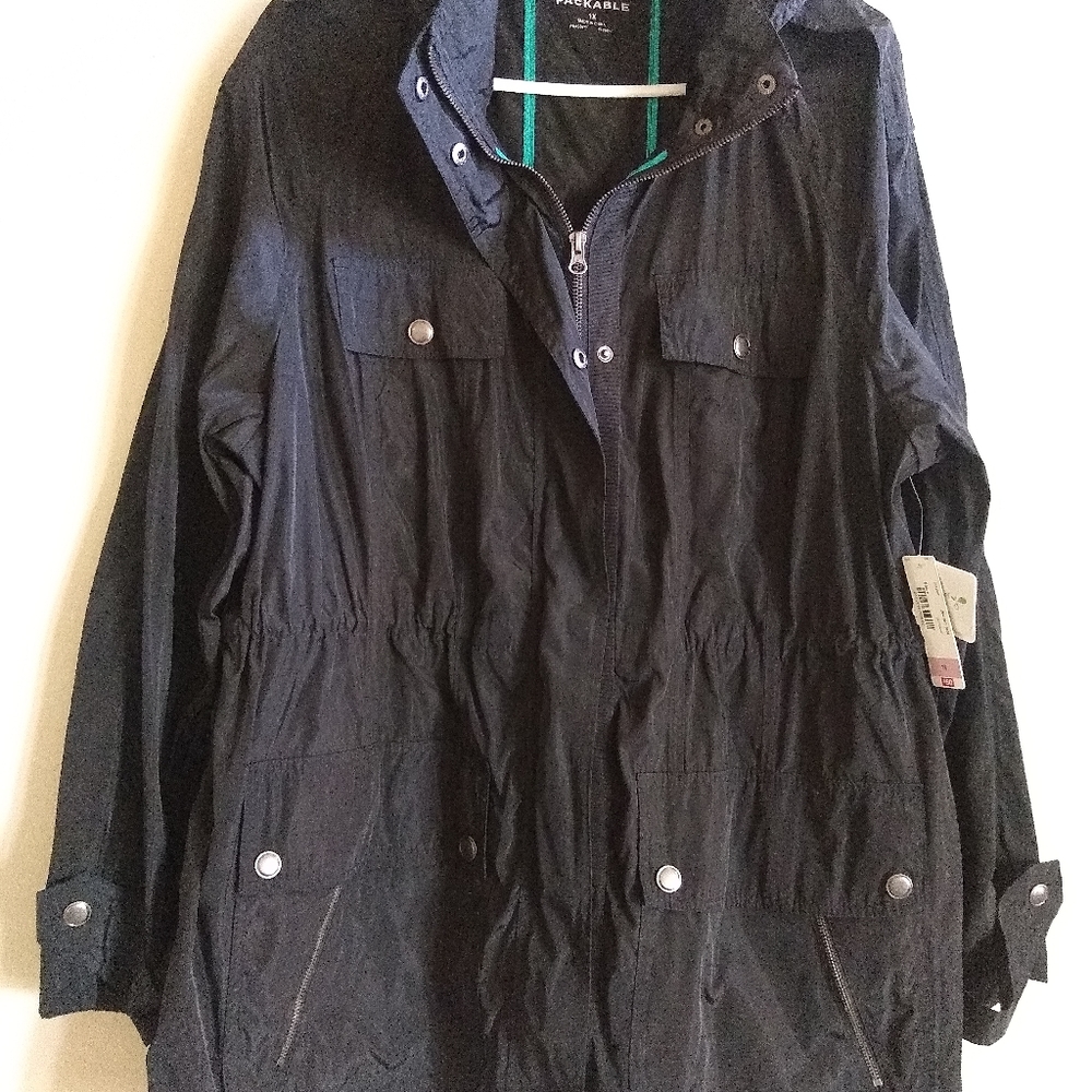 ANA packable windbreaker jacket sz 1X